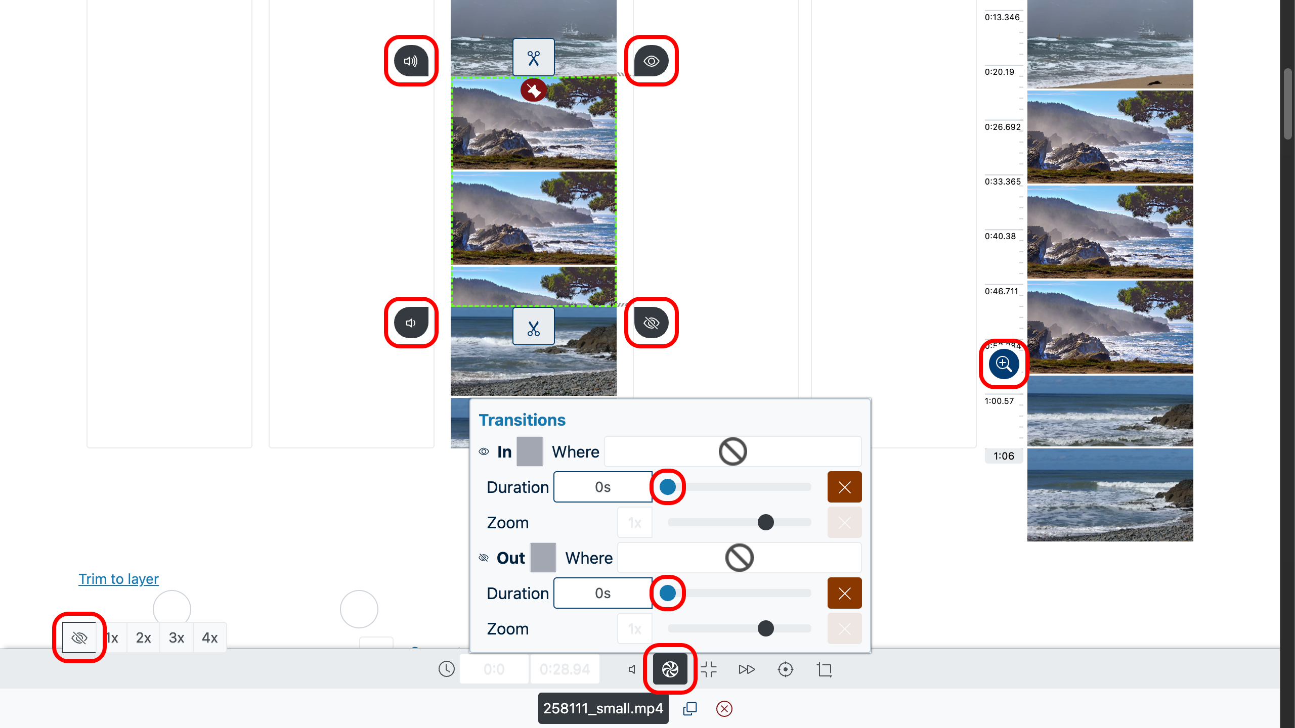 Join videos without transitions – disable transitions