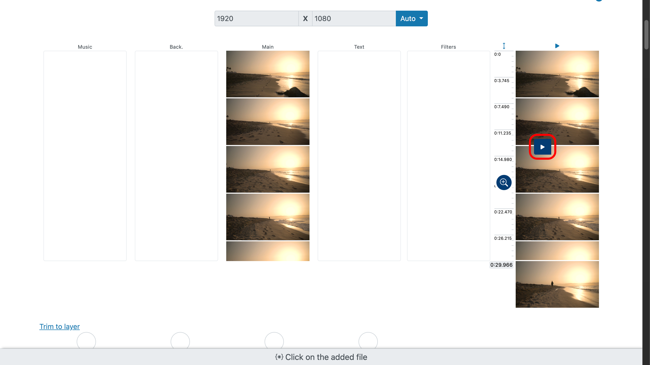 Preview changed video or audio speed