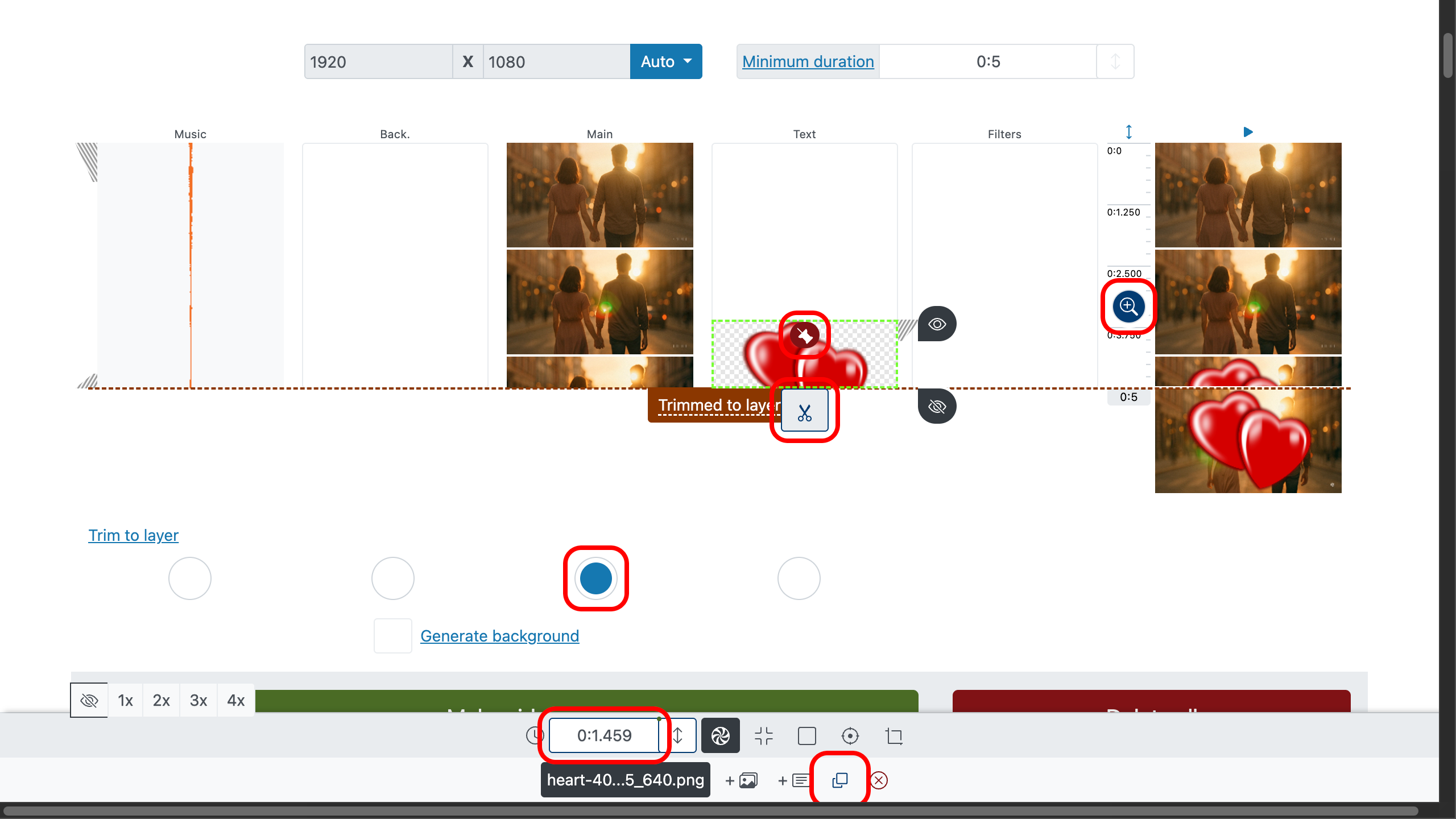 Video Editor Without Watermark — Place the Watermark on the Timeline