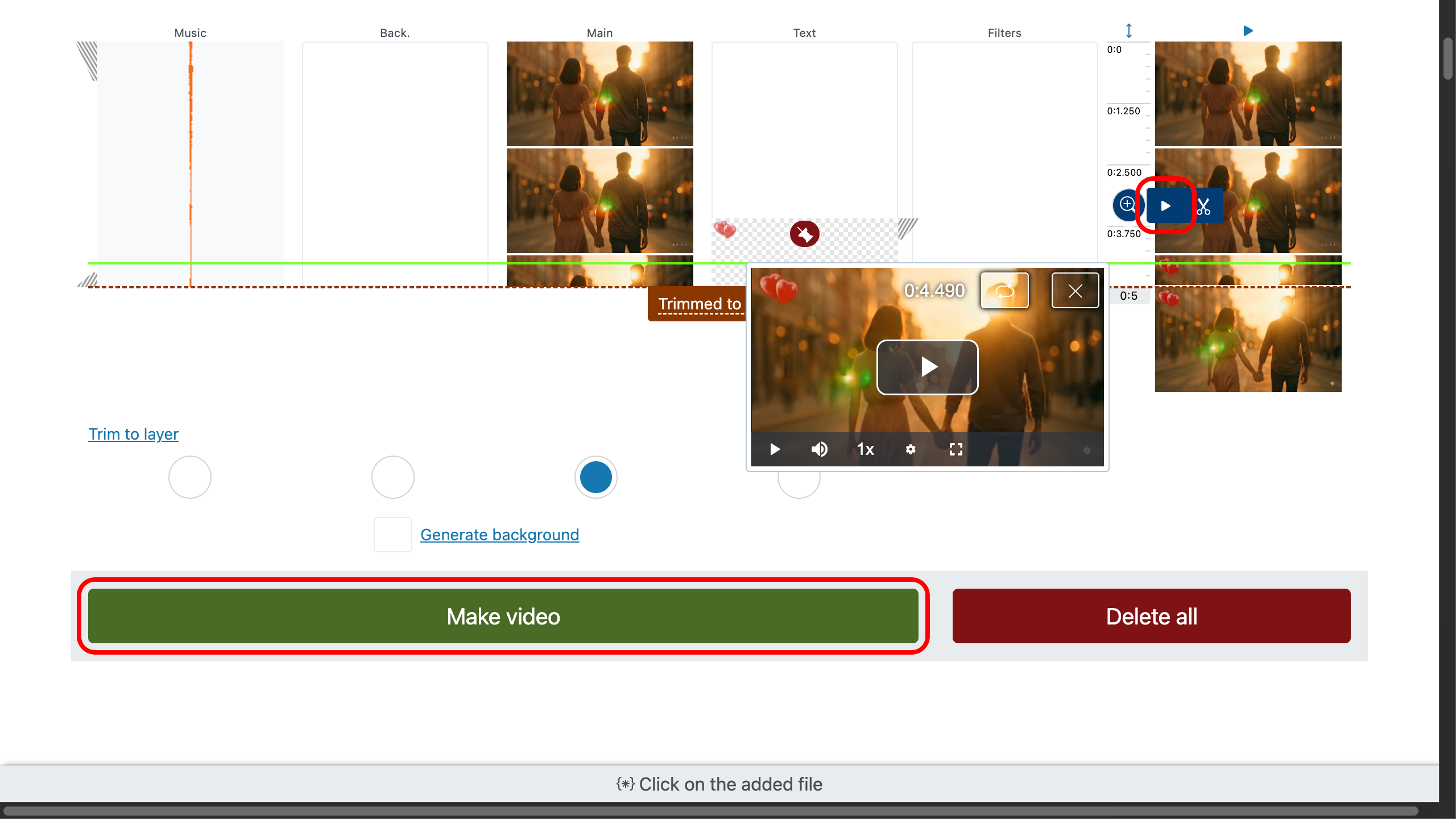 Video Editor Without Watermark — Finish and Export